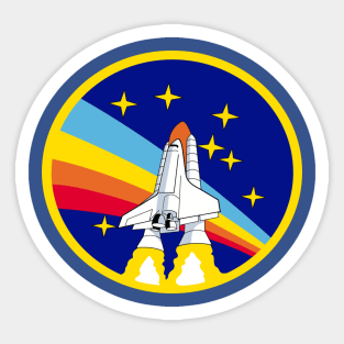 Nasa Up Rocket Sticker